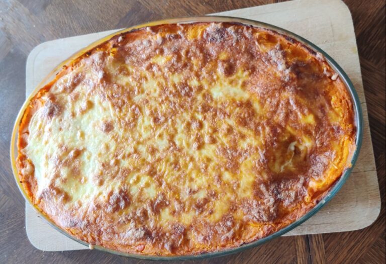 Lasagnes colorées courge blettes